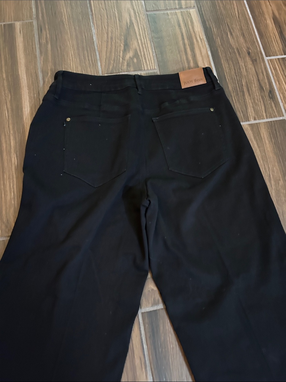 Judy Blue Women’s Black Retro Wide Black Jeans - Picture 5 of 5